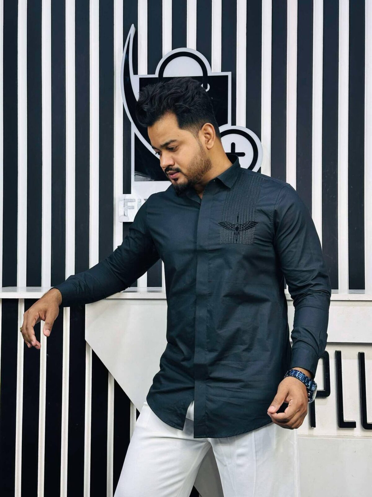 Flirt Party Shirt Black (FPSW-02) - Image 2