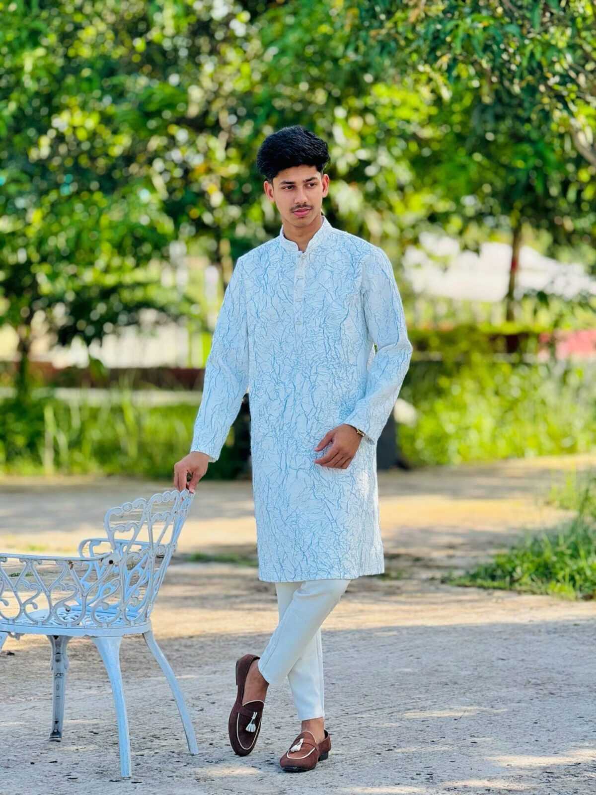 Special Double Pasting Crocked Panjabi (DPCP-110) - Image 2