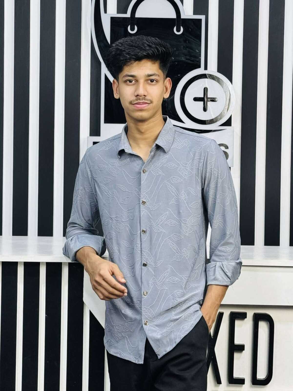 Chinese High Spandex Casual Shirt 28 - Image 3