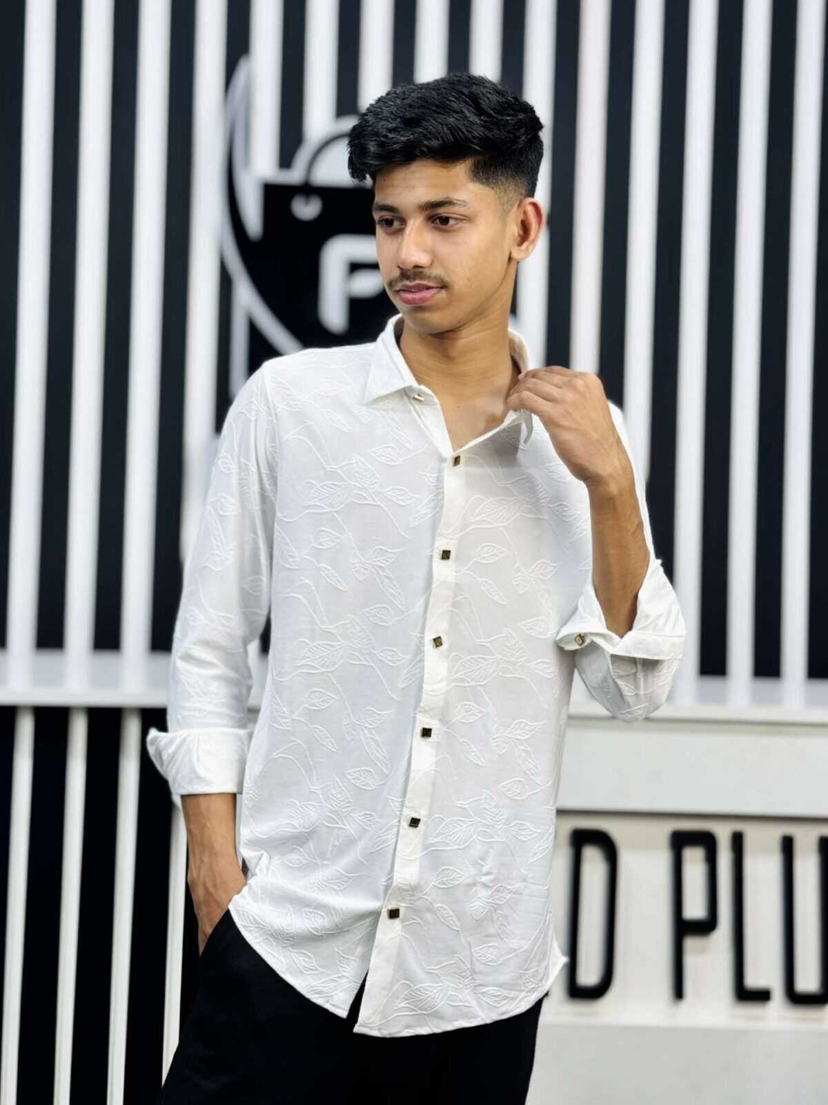 Chinese High Spandex Casual Shirt 22 - Image 4