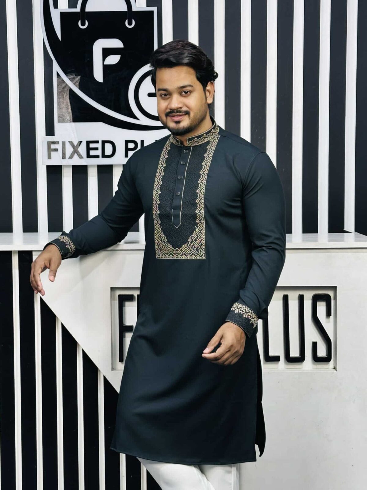 Embroidery Mabruk luxury Panjabi (EML-102)