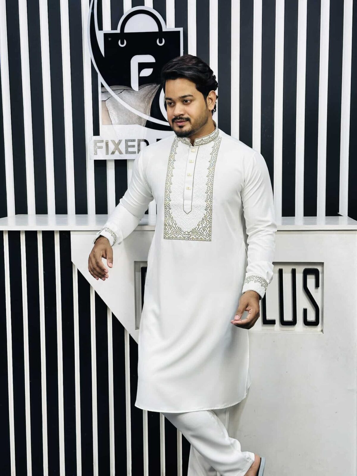 Embroidery Mabruk luxury Panjabi (EML-101) - Image 4