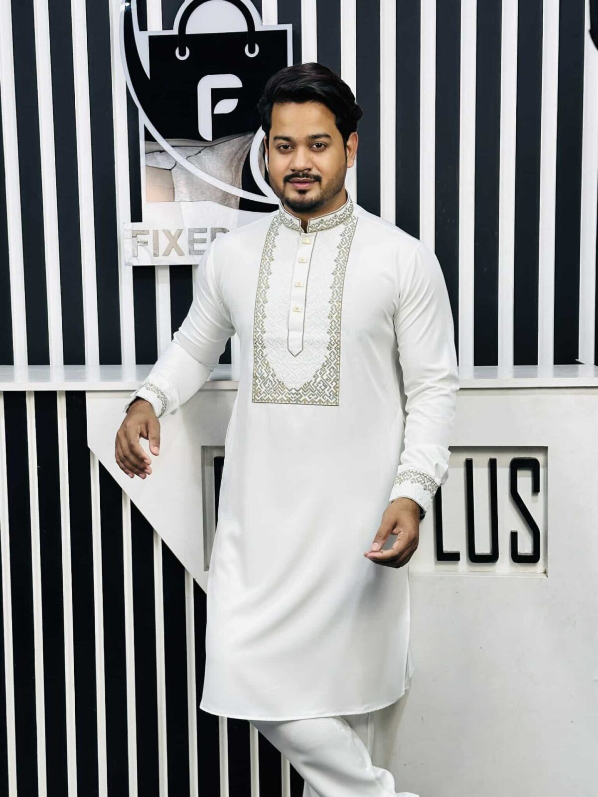 Embroidery Mabruk luxury Panjabi (EML-101) - Image 2