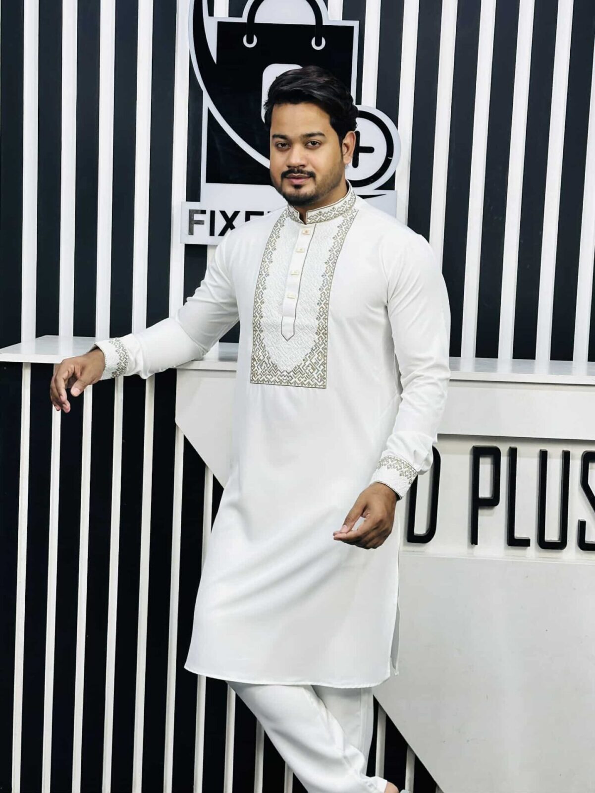 Embroidery Mabruk luxury Panjabi (EML-101)