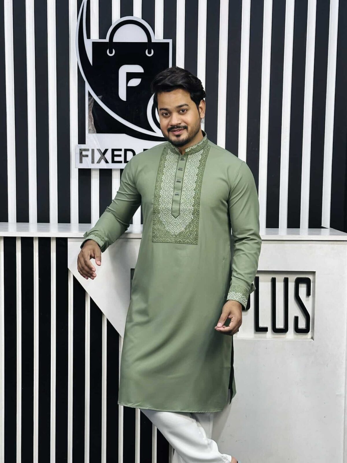 Embroidery Mabruk luxury Panjabi (EML-104)