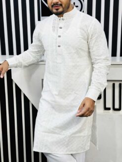 Chicken Cut Work Panjabi (CP-102)