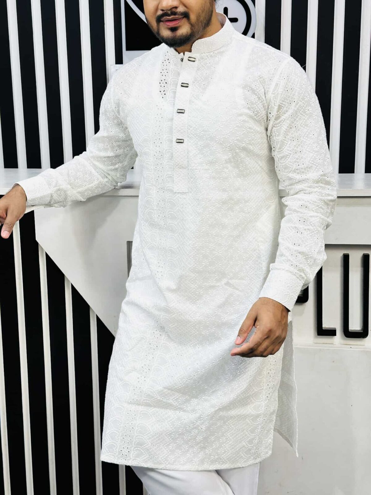 Chicken Cut Work Panjabi (CP-102)