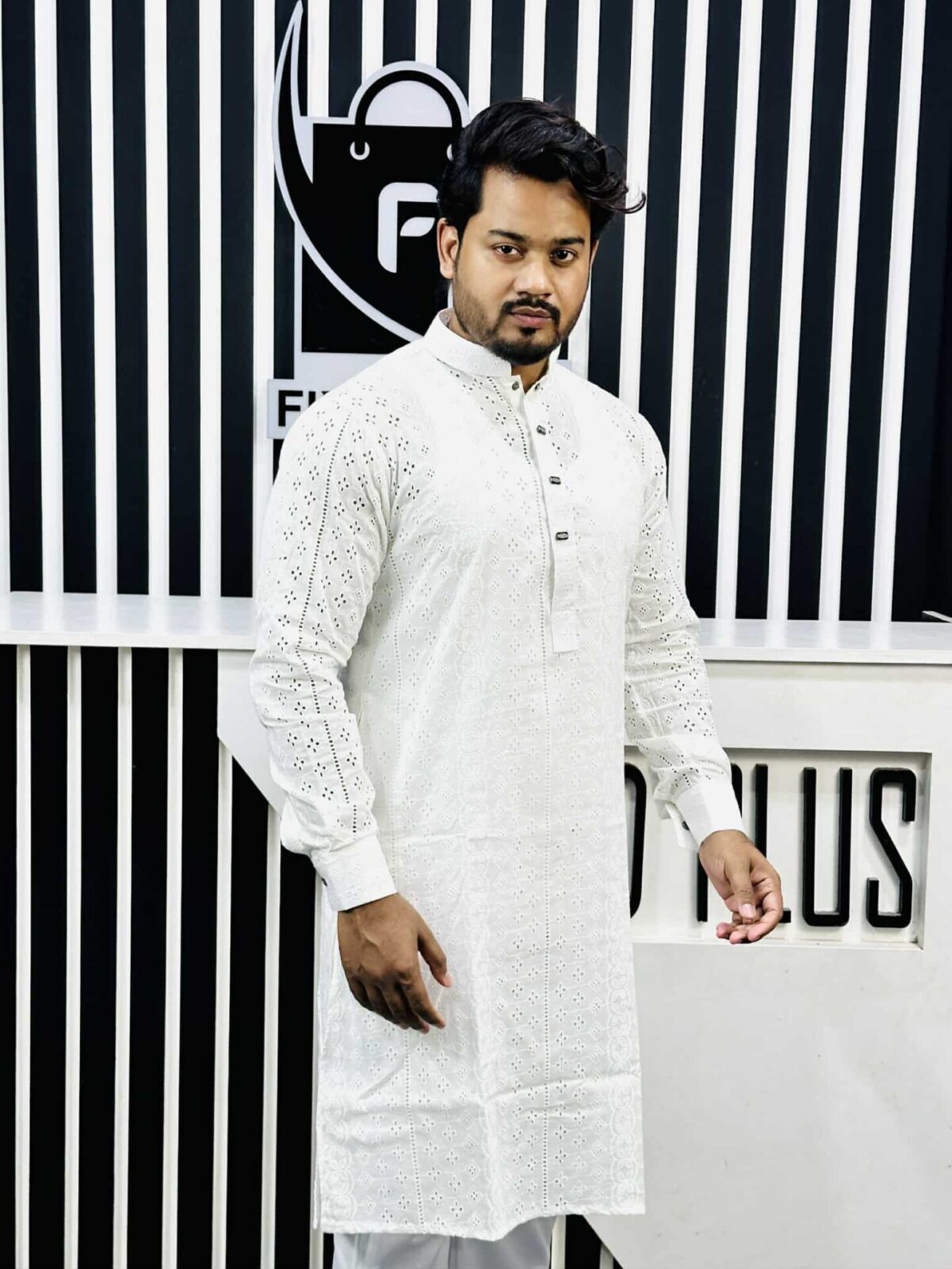 Chicken Cut Work Panjabi (CP-101) - Image 2