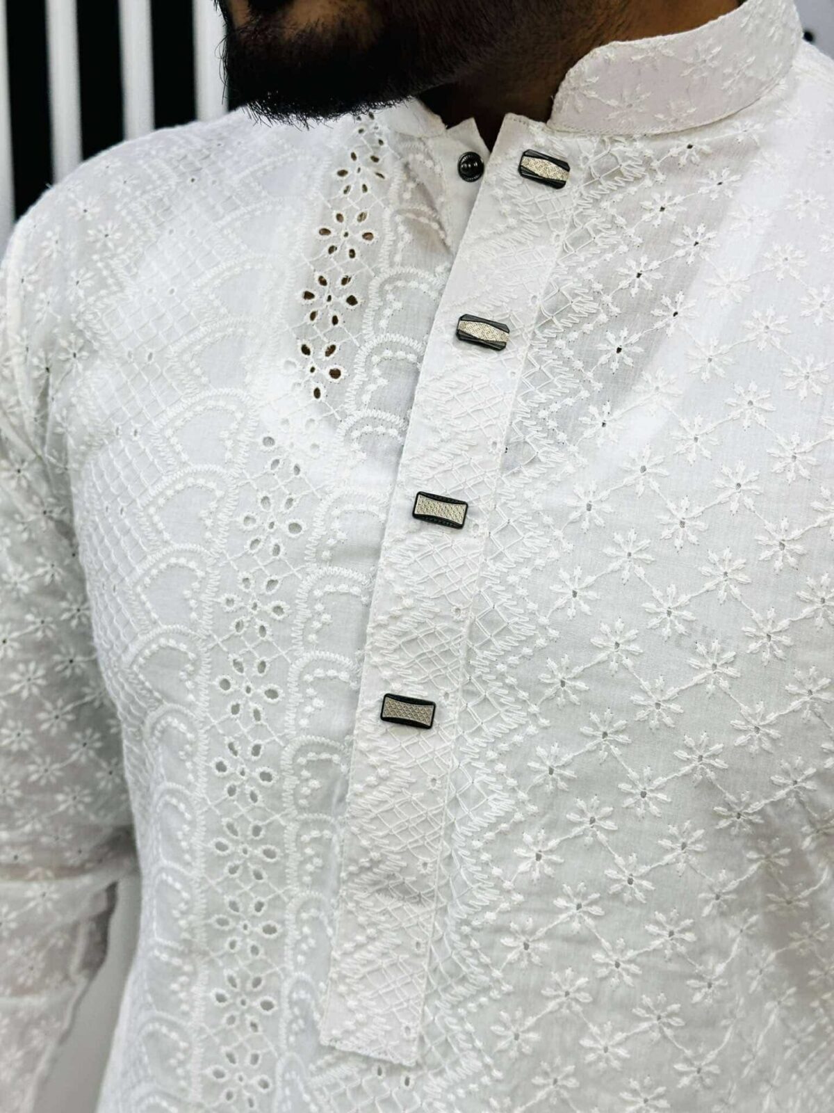 Chicken Cut Work Panjabi (CP-102) - Image 2