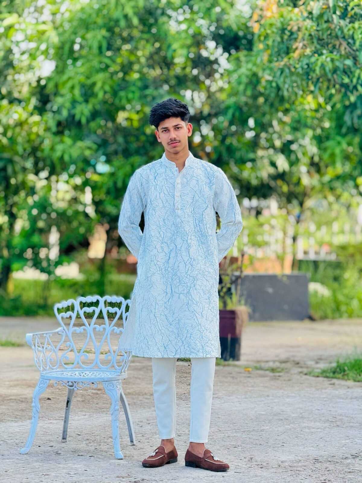 Special Double Pasting Crocked Panjabi (DPCP-110) - Image 4