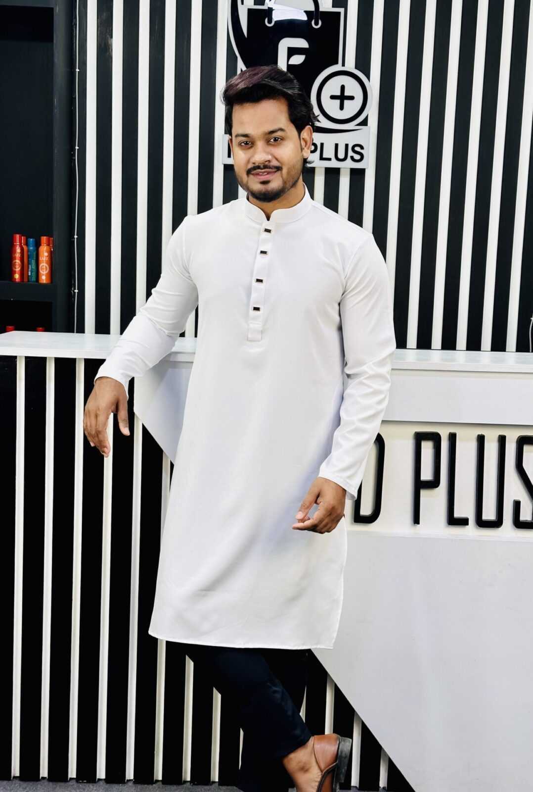 Formal Panjabi White - Image 2