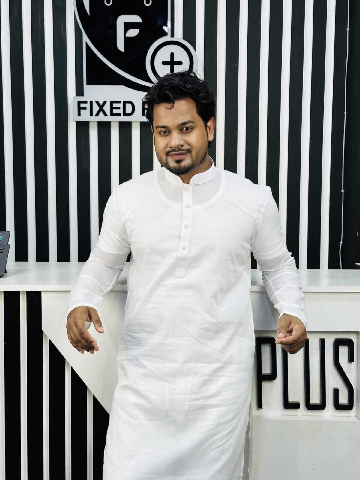 Dhoti Cotton Punjabi Design 001307 - Image 6