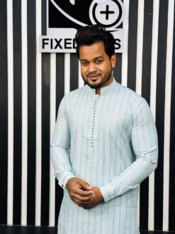 Cotton Punjabi Loop Design 001302