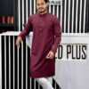 Formal Panjabi Deep Maroon