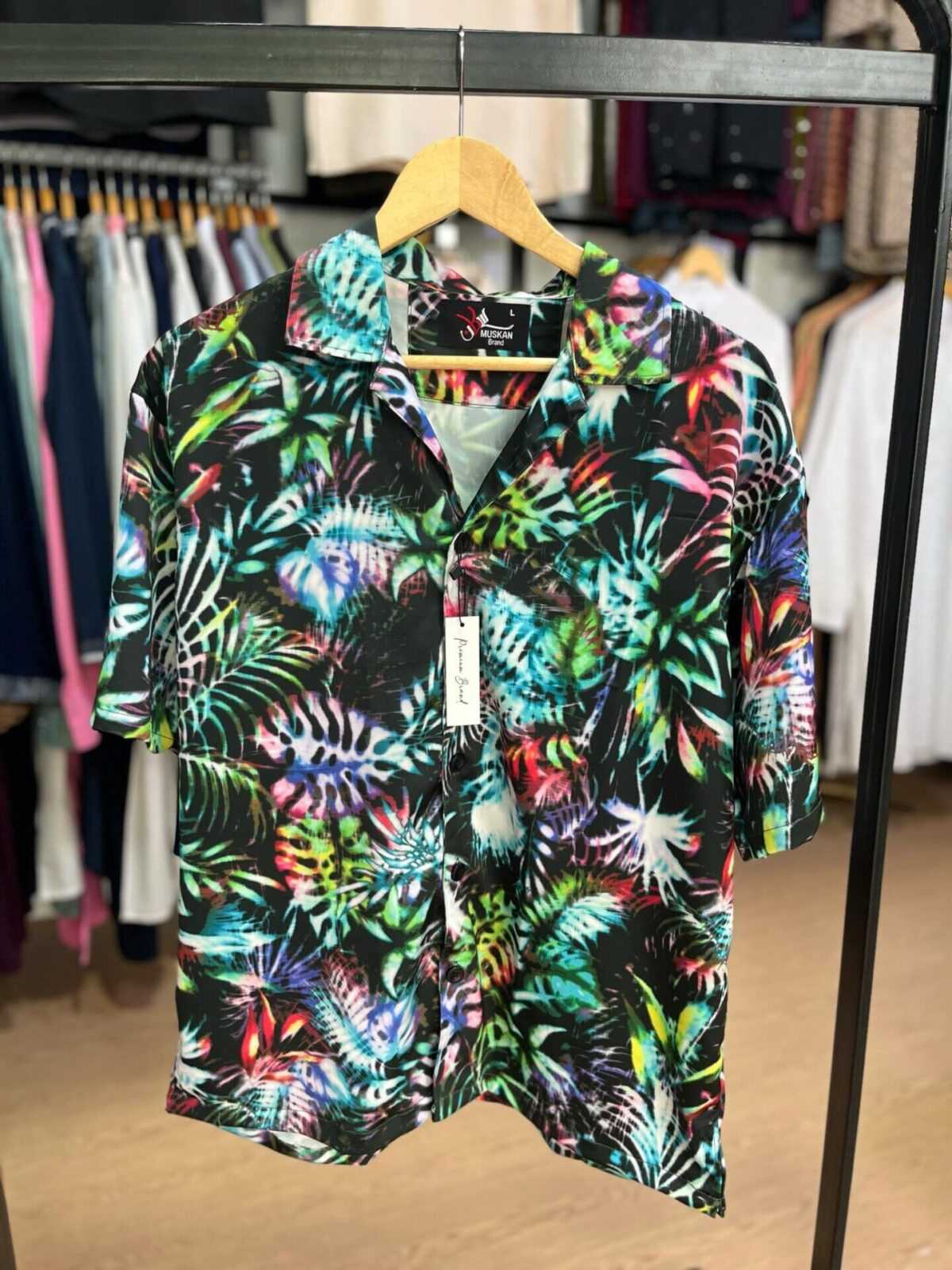 V-Cut Drop Shoulder Shirt 00154 - Image 6