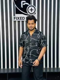 V-Cut Drop Shoulder Shirt 00152