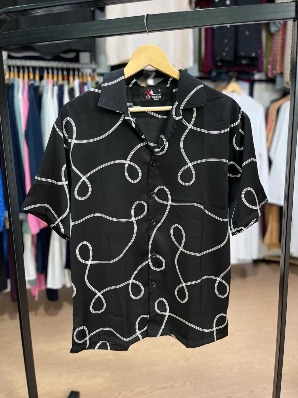 V-Cut Drop Shoulder Shirt 00152 - Image 5