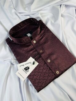 Regal Maroon Katan Panjabi (RKP-3)