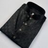 Noir Classic Black Katan Panjabi (RKP-4)