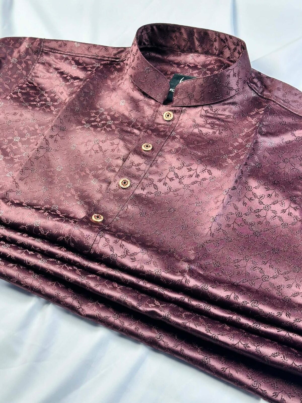 Regal Maroon Katan Panjabi (RKP-3) - Image 4