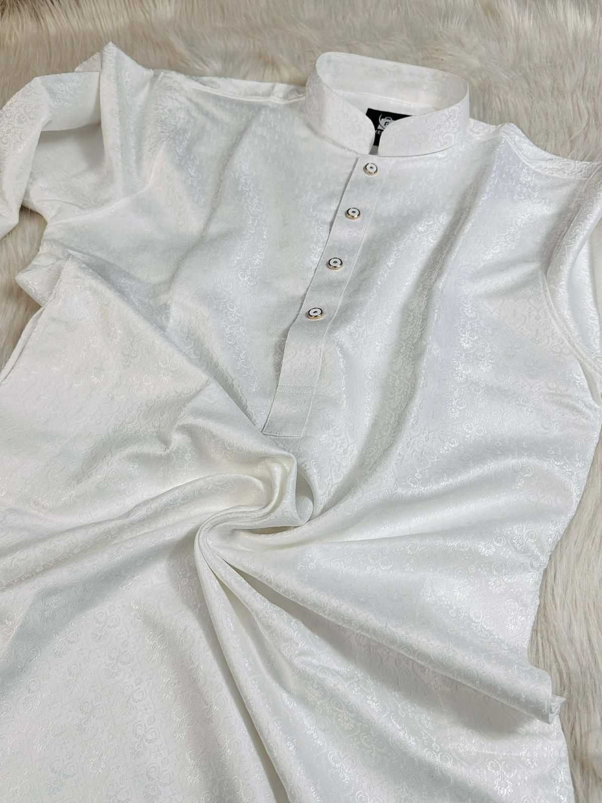 Royal White Katan Panjabi (RKP-1) - Image 4