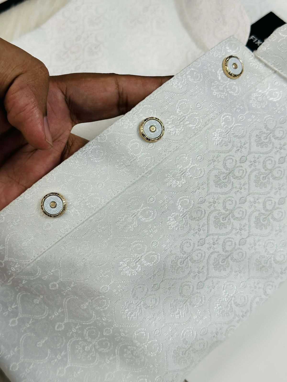 Royal White Katan Panjabi (RKP-1) - Image 3