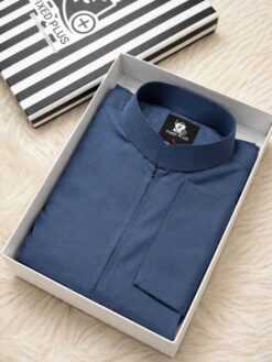 Classic Indonesian Thobe – Steel Blue (NIT-5)