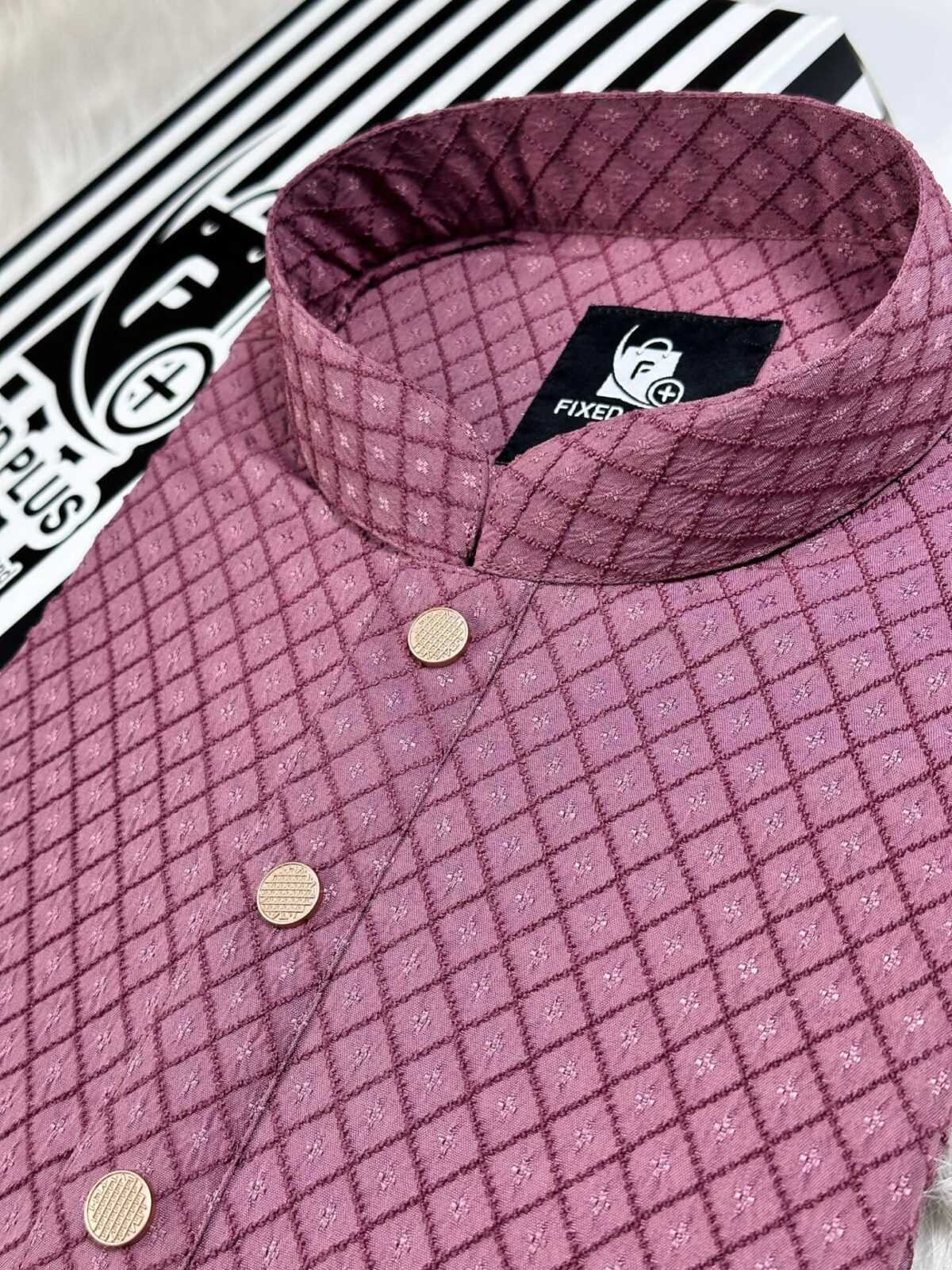 Royal Weave Panjabi – Rosewood (RWP-2) - Image 3