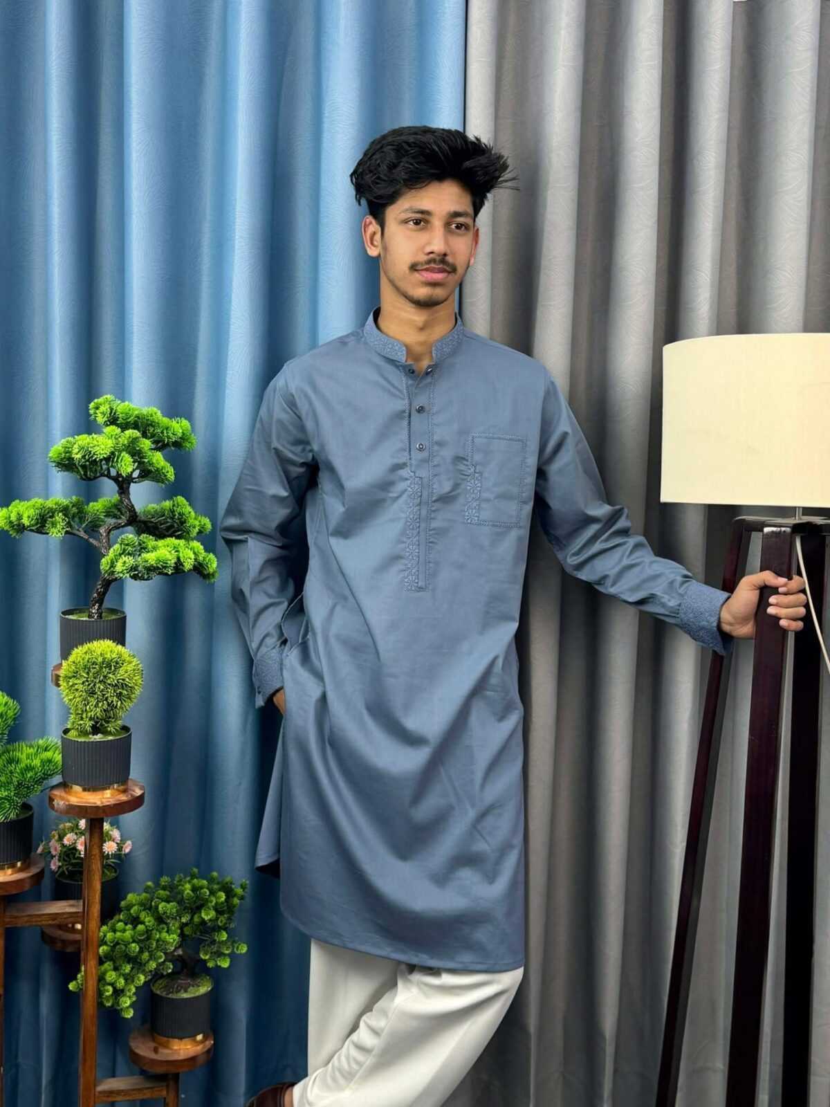 Shehnai Embroidered Panjabi (SEP-3) - Image 4