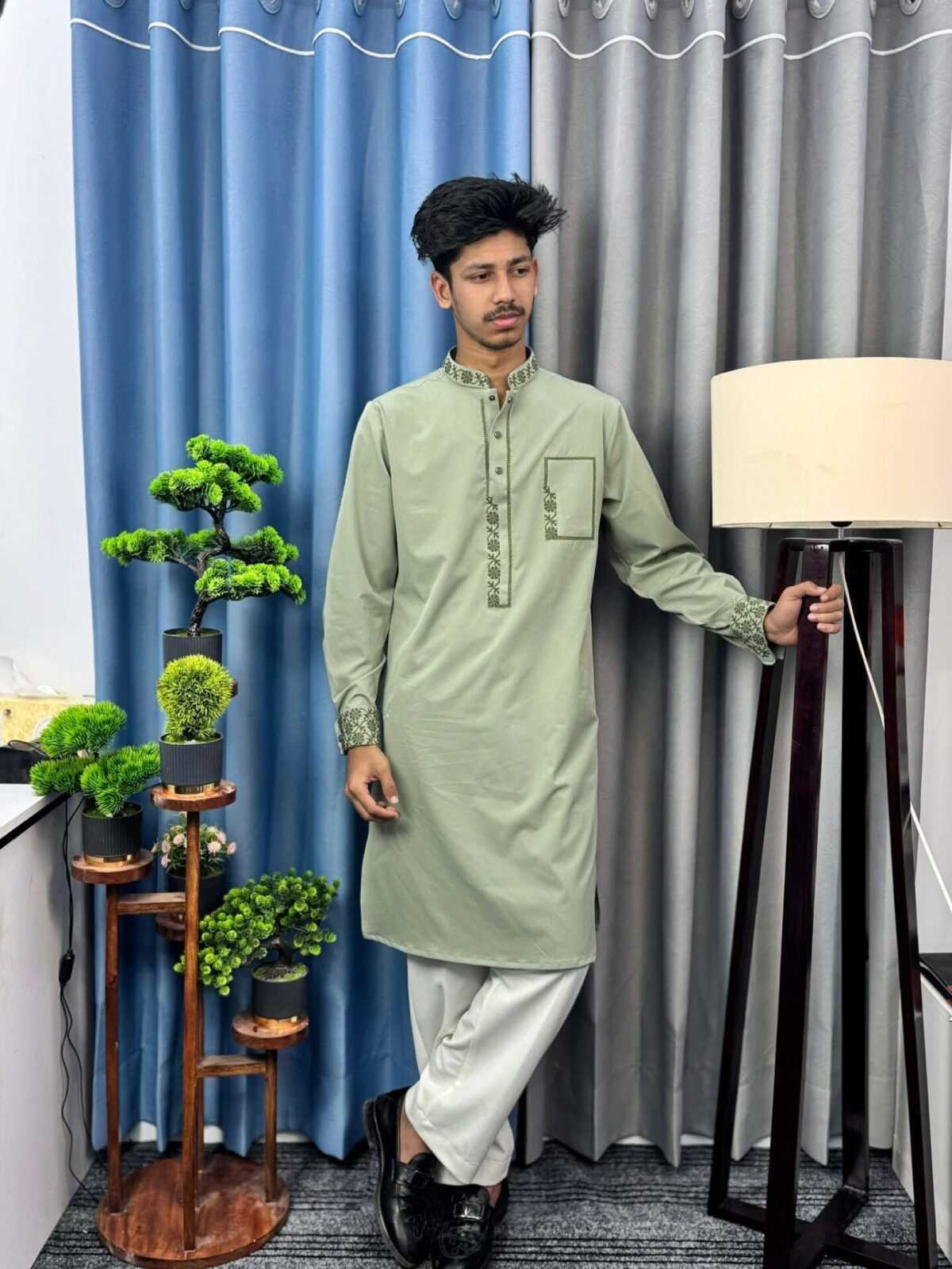 Shehnai Embroidered Panjabi (SEP-2) - Image 3