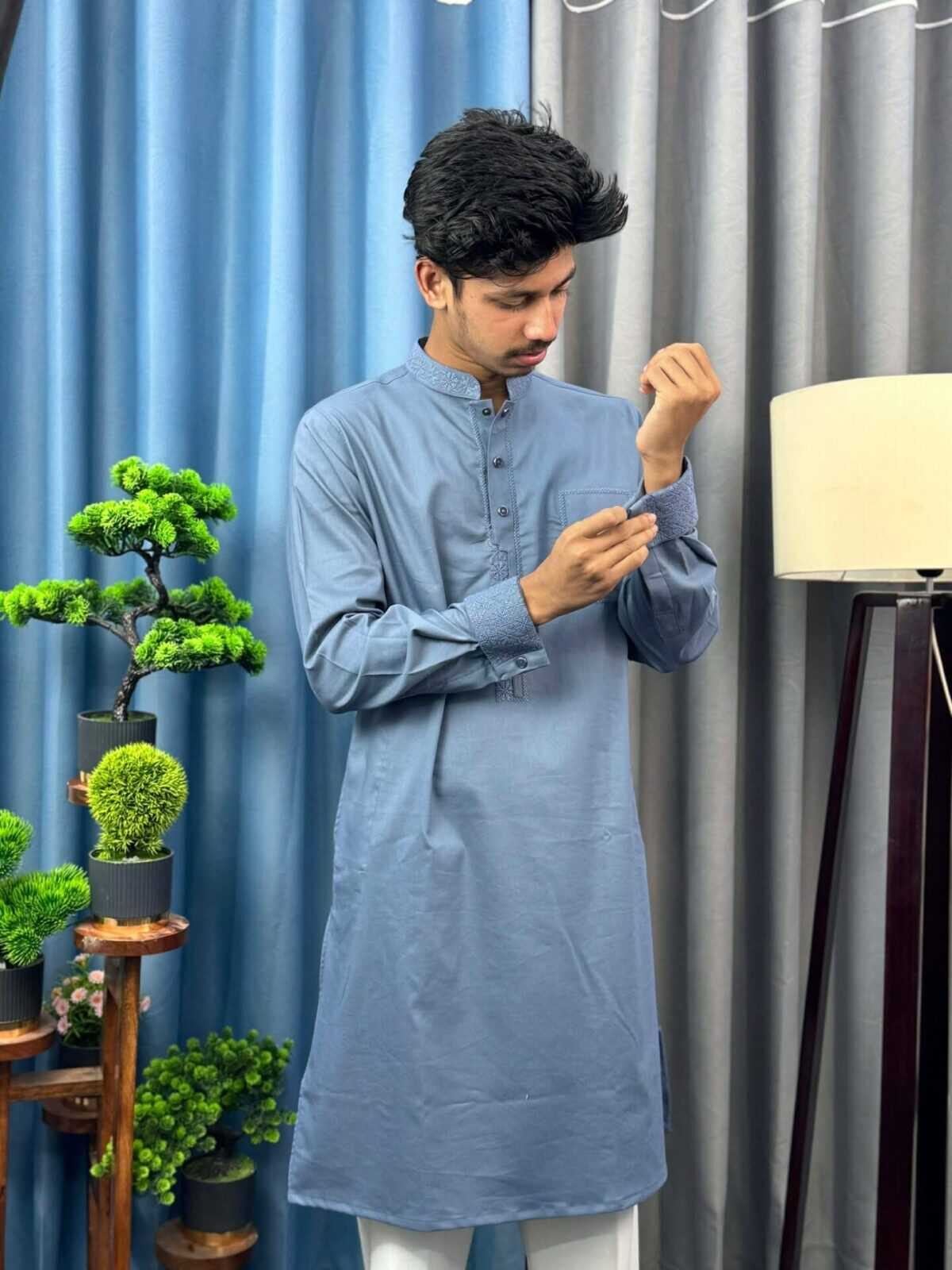 Shehnai Embroidered Panjabi (SEP-3) - Image 2