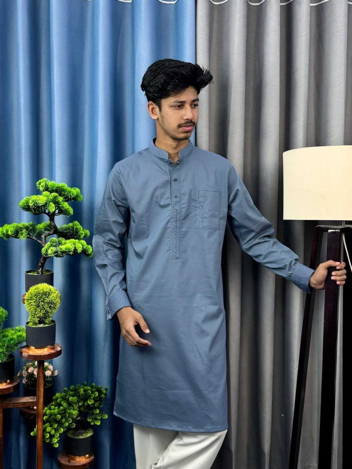 Shehnai Embroidered Panjabi (SEP-3) - Image 5