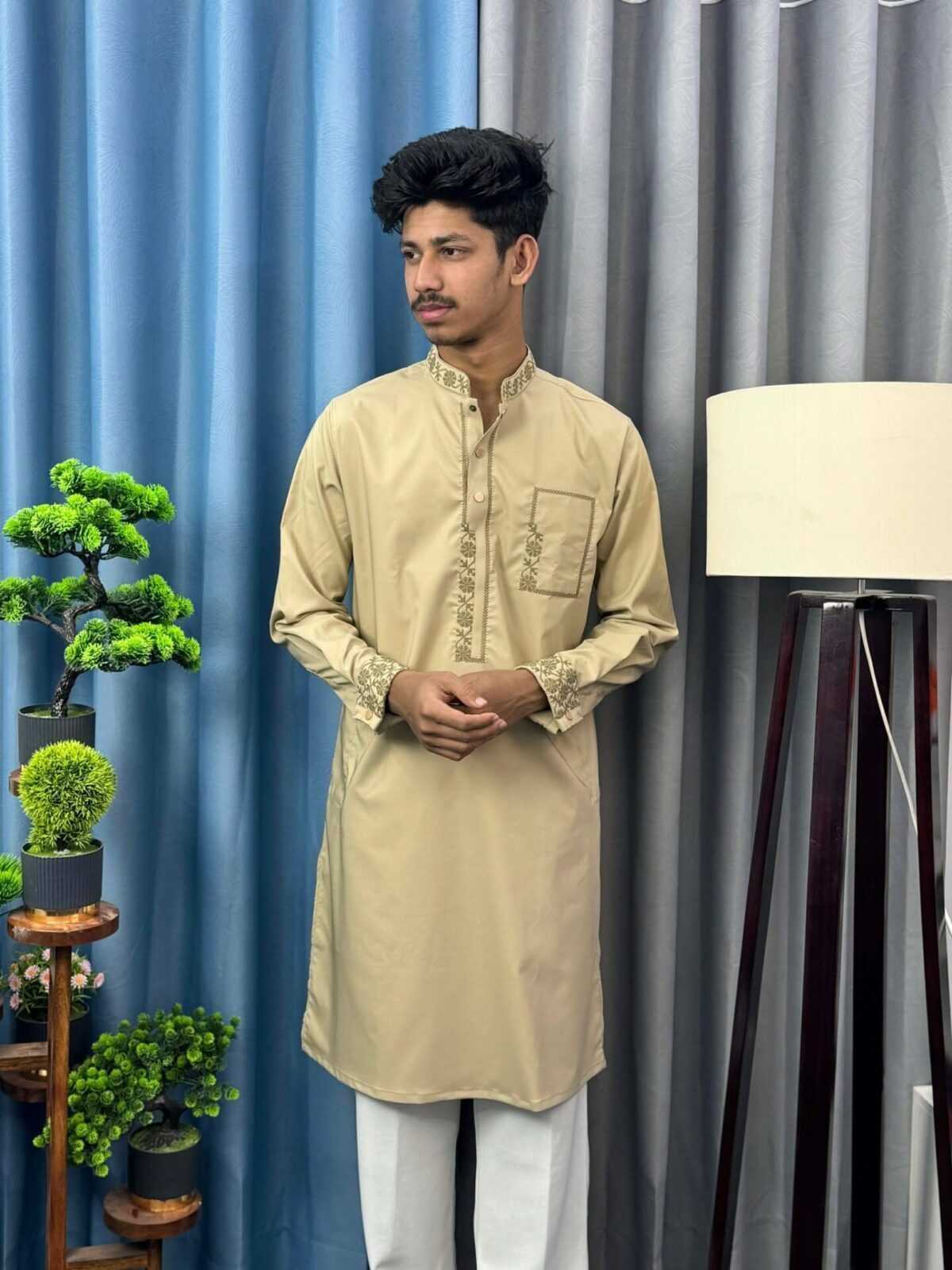 Shehnai Embroidered Panjabi (SEP-1) - Image 2