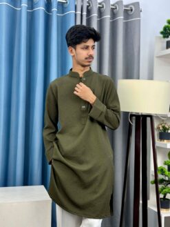 Royal Weave Panjabi – Olive (RWP-11)