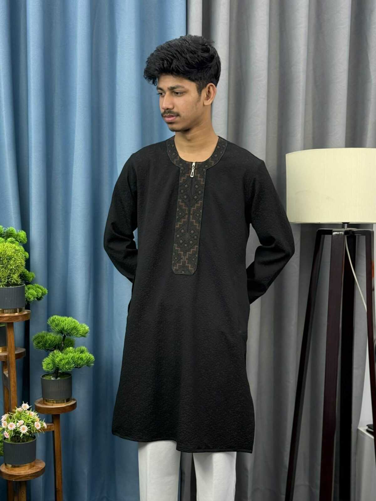 Round Neck China Popcorn Panjabi (RNP-4) - Image 2