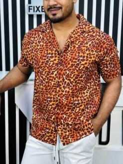 V-Cut Drop Shoulder Shirt 00149