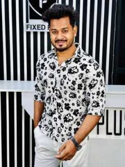 V-Cut Drop Shoulder Shirt 00150