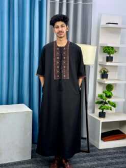 Moroccan Embroidery Panel Thobe (MEPT-3)