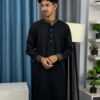 Premium Black Embroidered Panjabi (PEP-7)