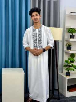 Moroccan Embroidery Panel Thobe (MEPT-4)