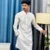 Premium Wave-Texture White Panjabi (PWP-1)