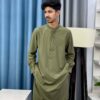 Premium Classic Panjabi – Olive Green (PSP-1)