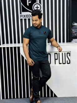 A/X China High Spandex Polo (Sea Green)(POLO-2)