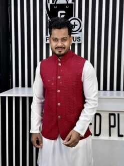 Party wear  Sequence"Koty" (Maroon) (PSK-6)