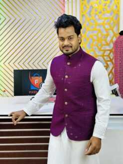 Party wear  Sequence"Koty" (Magenta) (PSK-4)