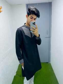 Embroidery Cuff Black 1220