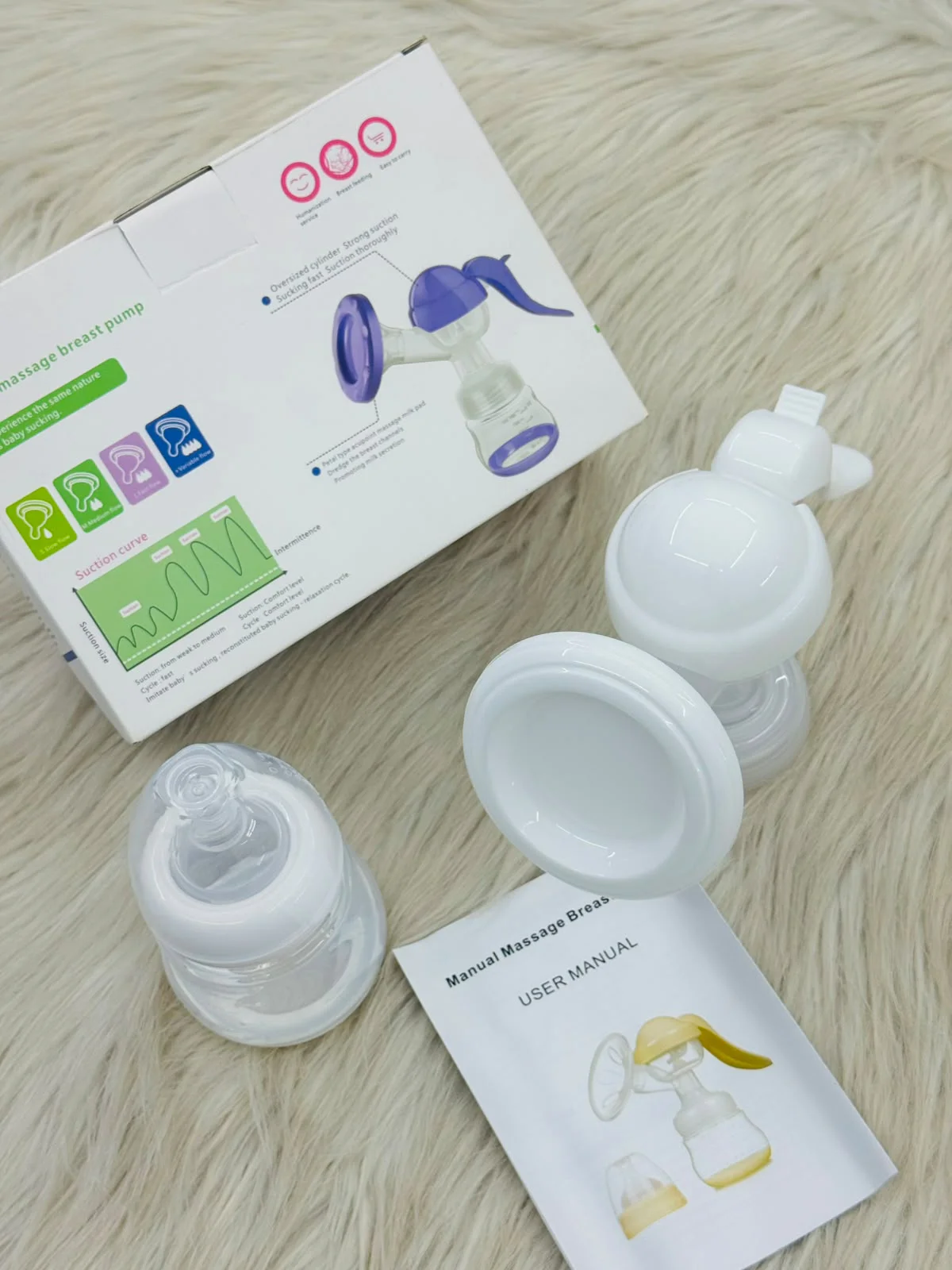 Baby Manual Breast Pump (Lock System) - Image 4