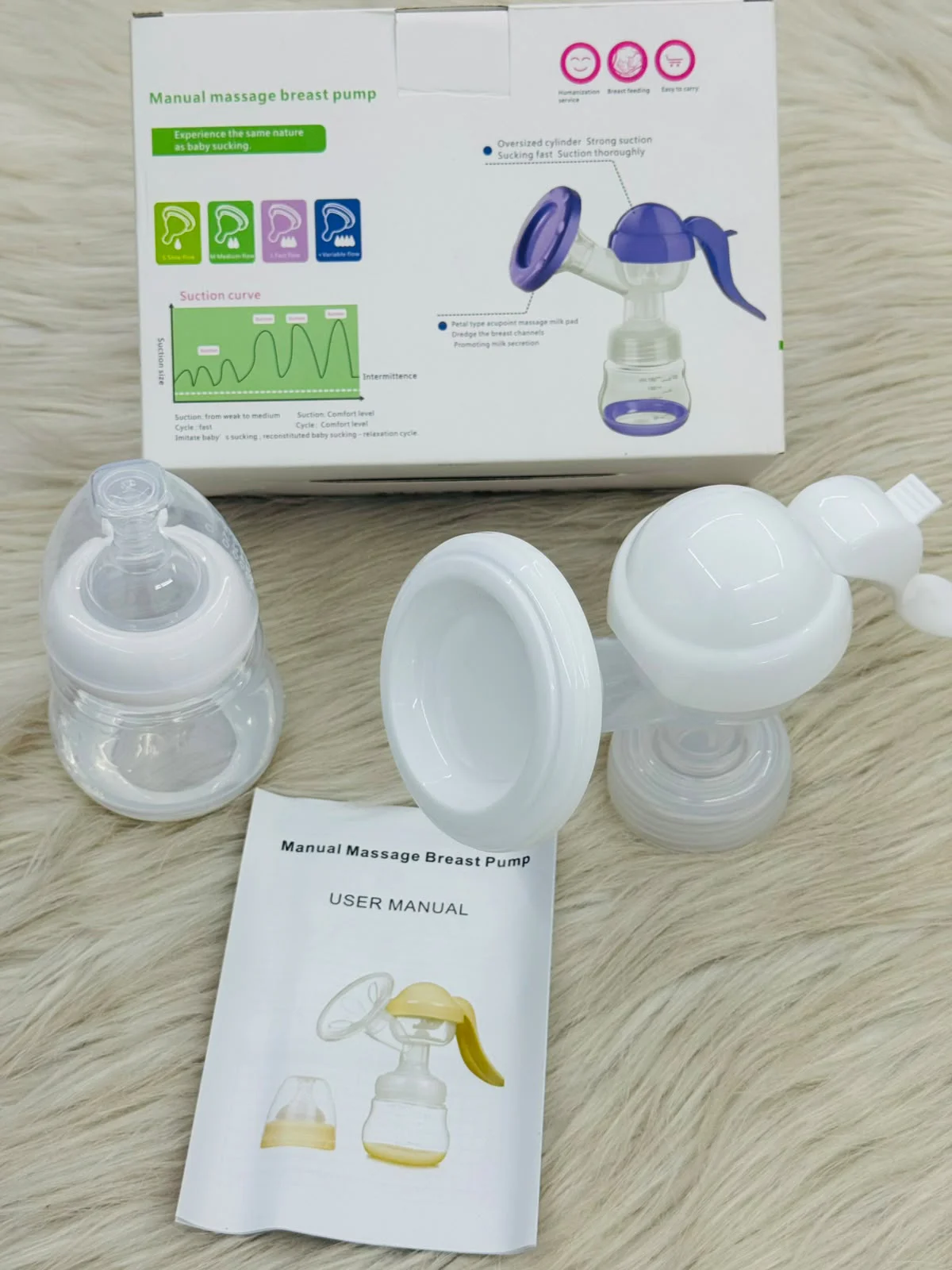 Baby Manual Breast Pump (Lock System)